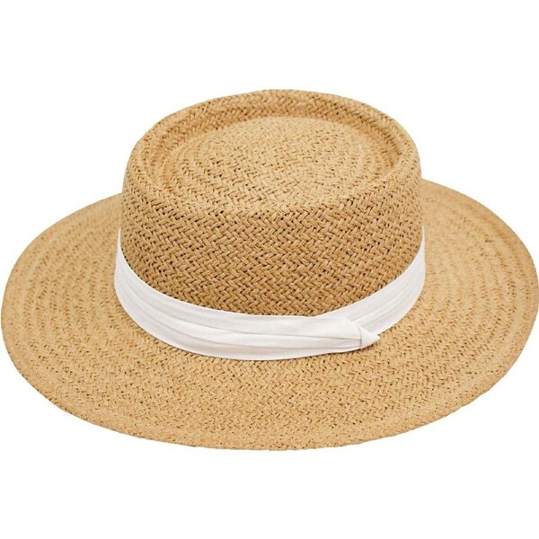 Women's Seagrass/Paper 34-36cm Sailing Summer Hat Beach Sun Protection Natural