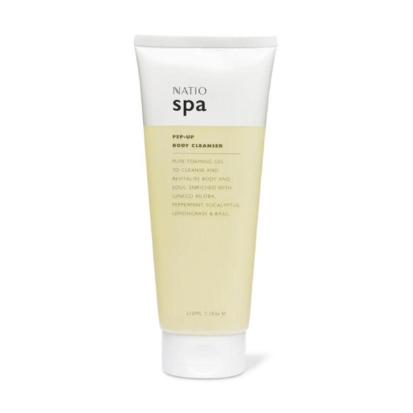 Natio Spa Pep-Up Body Cleanser 210ml