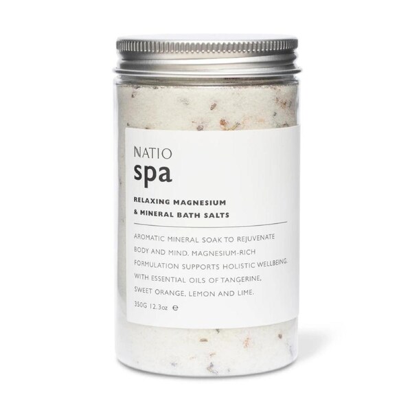 Natio Spa Relaxing Magnesium & Mineral Bath Salts 350g