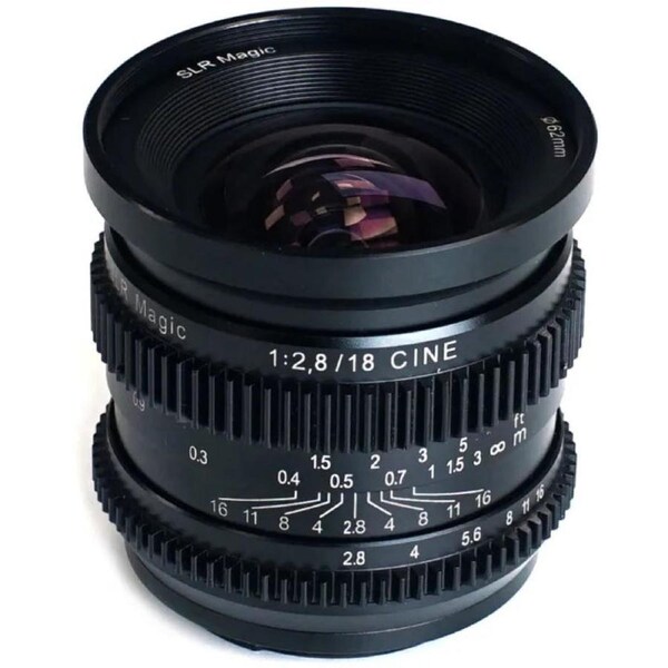 SLR Magic Cine 18mm f/2.8 Cinema Lens for Sony E-mount Camera