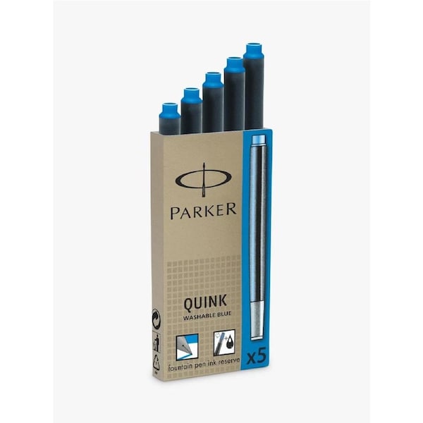 PARKER Ft Refill Blu/Black Pack of 5 Box of 12
