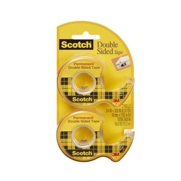 SCOTCH D Sided Tape 237 Box of 12