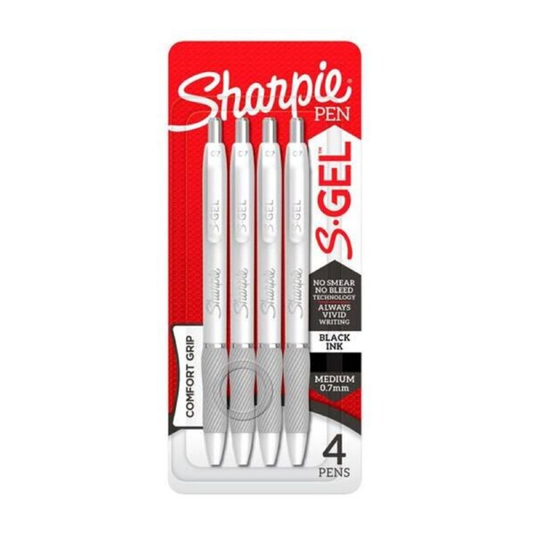 SHARPIE GeLabel ue/Black Pack of 4 Box of 6