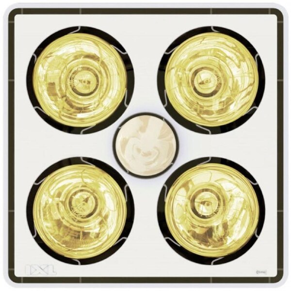 IXL Paramount 3 in 1 Bathroom Tastic with Exhaust Fan 4 x 275W Heat Lamps