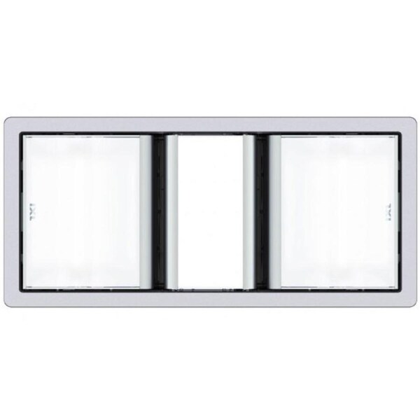 IXL Luminate Premium Dual 3 in 1 Tastic with LED & Exhaust Fan in Silver