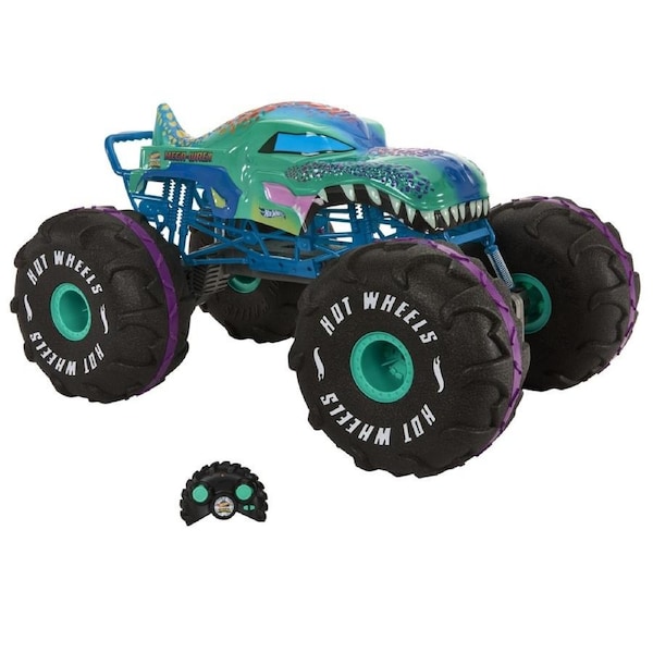 Hot Wheels Monster Trucks XL 1:6 Scale Mega-Wrex Remote Control Vehicle