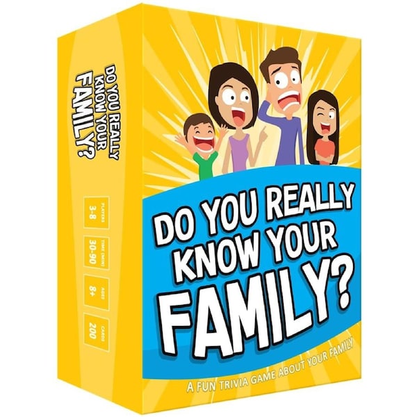 Do You Really Know Your Family? A Fun Family Card Game