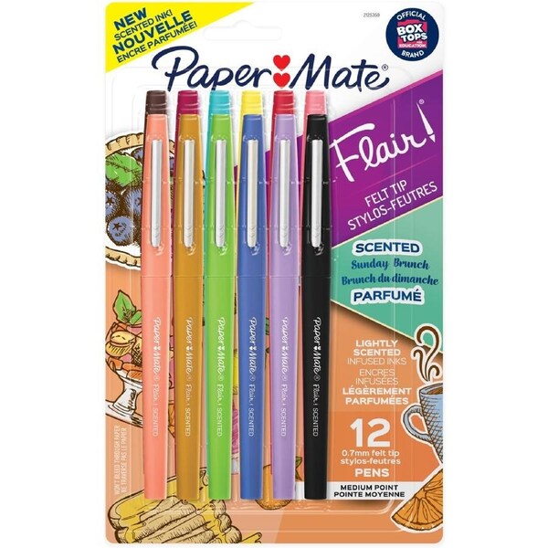 Paper Mate Flair Scented Felt-Tip Pen 12 Pack