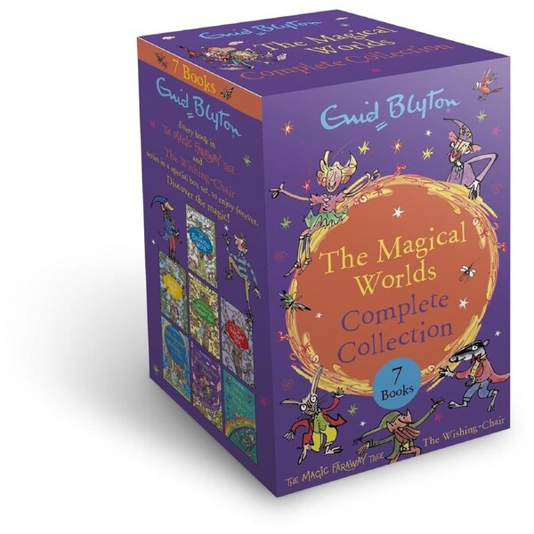 The Magic World Complete Collection: Magic Faraway Tree / Wishing Chair 7 Book Slipcase by Enid Blyton
