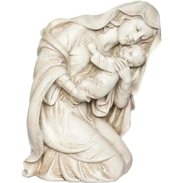 Joseph's Studio - Kneeling Madonna & Child Garden Statue