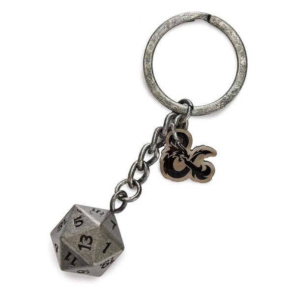 Paladone Dungeons and Dragons D20 Keyring