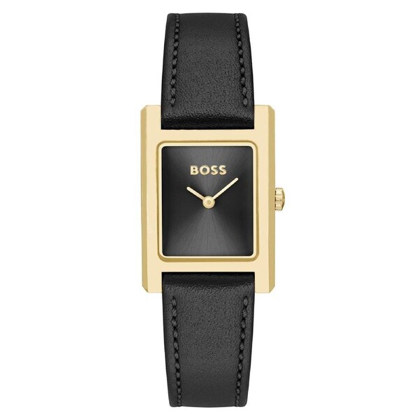 BOSS by Hugo Boss Black Leather Slim Women's Watch - 1502742