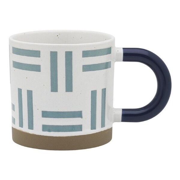 Porto Modelli Stoneware 330ml/14cm Coffee/Tea Mug Drinking Cup w/ Handle Dash