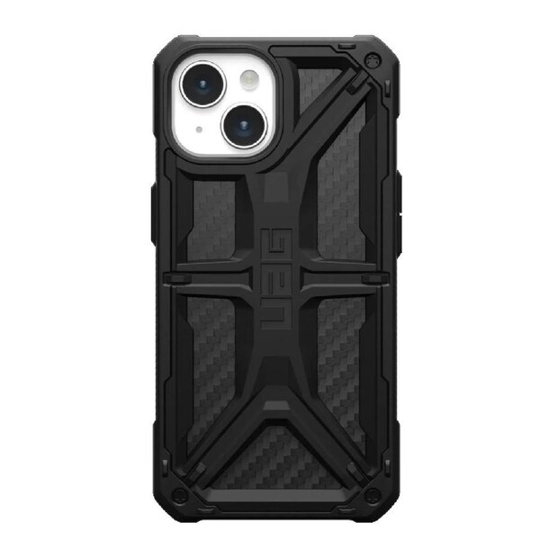 UAG Monarch Apple iPhone 15 (6.1') Case - Carbon Fiber (114289114242), 20 ft. Drop Protection(6M), 5 Layers of Protection, Tacti