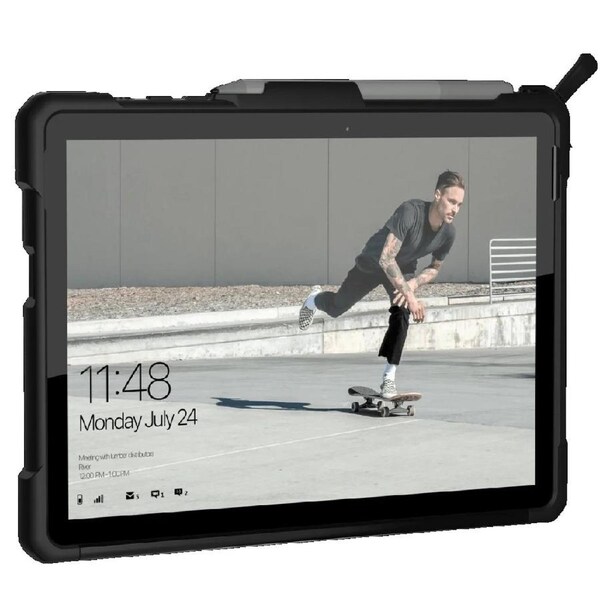 UAG Metropolis Microsoft Surface Go 4 Case - Black(321076114040),DROP+ Military Standard,Raised Screen Surround,Tactical Grip,Bu