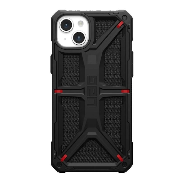 UAG Monarch Kevlar Apple iPhone 15 Plus (6.7') Case - Kevlar Black (114309113940), 20 ft. Drop Protection (6M),5 Layers of Prote