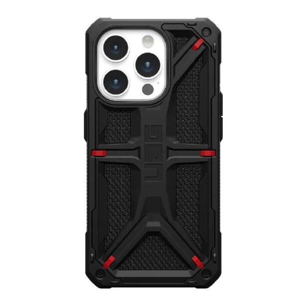 UAG Monarch Kevlar Apple iPhone 15 Pro (6.1') Case - Kevlar Black (114278113940), 20 ft. Drop Protection(6M),5 Layers of Protect