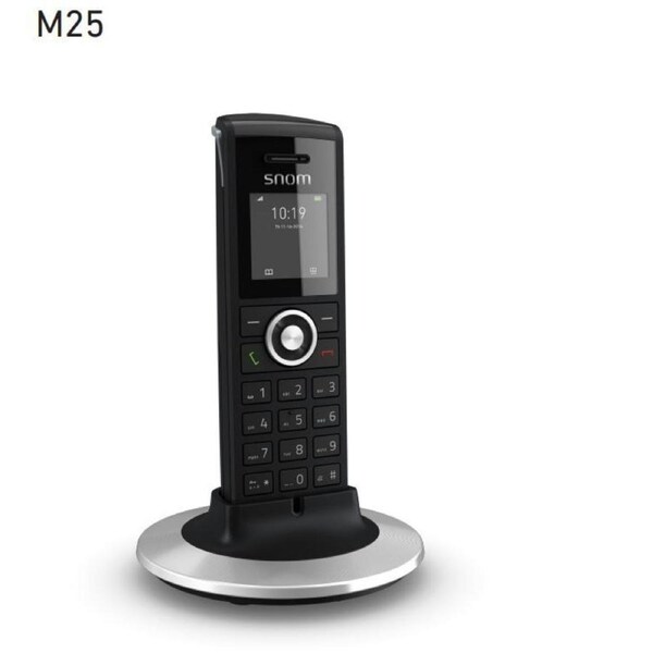 SNOM M25 Office Handset, Colour Screen, 75 Hours Standby Time, 3.5mm Headset Jack, Multiple Language Support
