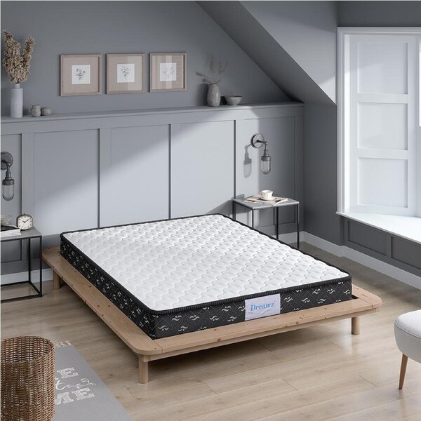 16cm Double Mattress Spring Pocket DreamZ 5-Zone Tight Top Medium Soft