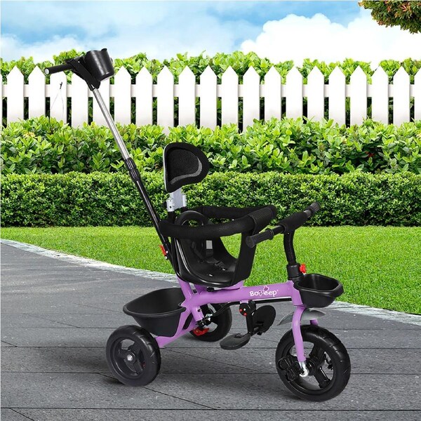 Bopeep Kids Tricycle Ride-On Toddler Trike - Purple