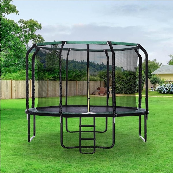 Centra 10Ft Trampoline for Kids w/ Ladder Enclosure Safety Net - AU Safety Compliant
