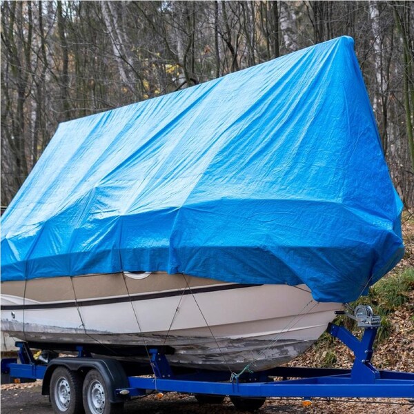 Heavy Duty Tarp Tarpaulin 200GSM Waterproof Ourdoor 3 x 6.1m