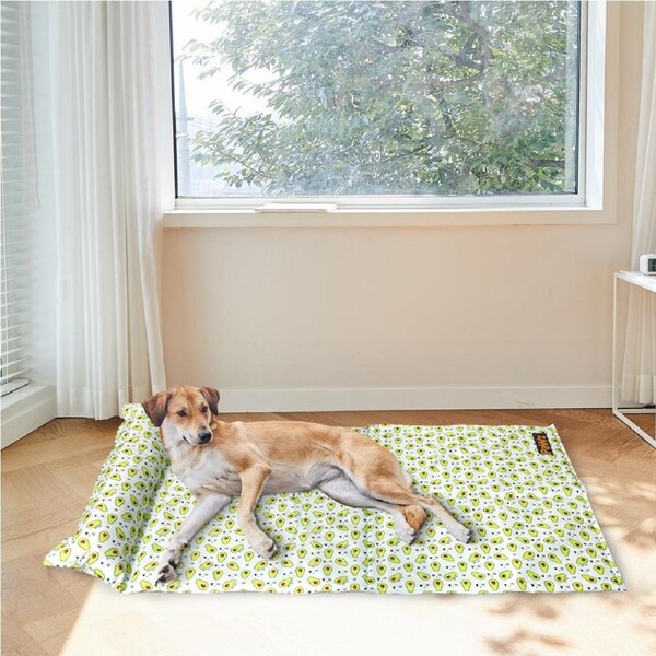 115x70cm PaWz Pet Cooling Sofa Bed with Pillow Support Summer