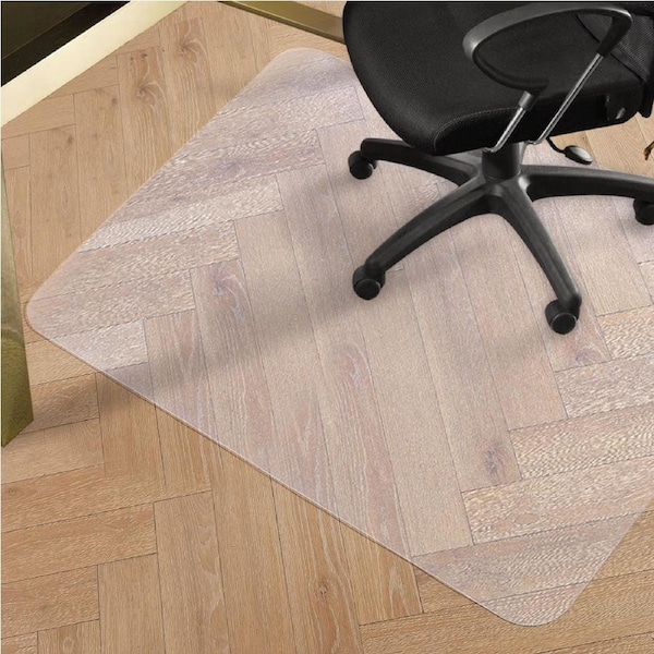 Marlow Chair Mat Protector for Timber Floors 120x90cm - Opaque White