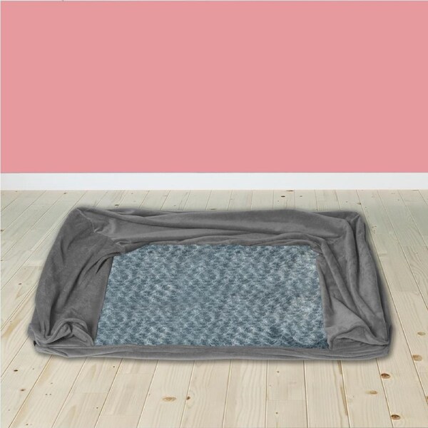 125x100x26.7cm PaWz Pet Sofa Bed Cover - Grey
