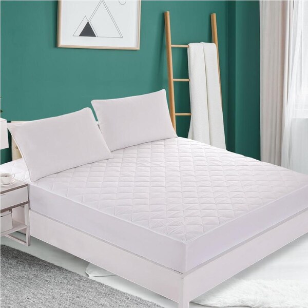 DreamZ Waterproof Fitted Mattress Protector - King Single