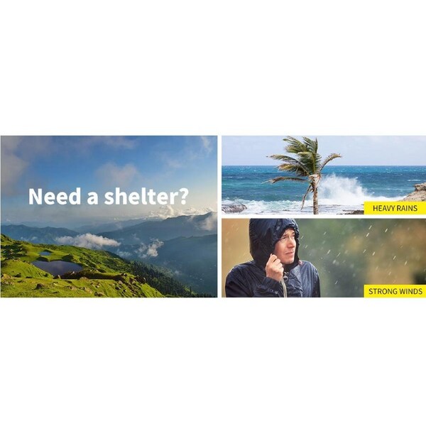 Mountview 2x Mountview Pop Up Tent Camping Weather Tents Outdoor Portable Shelter Shade