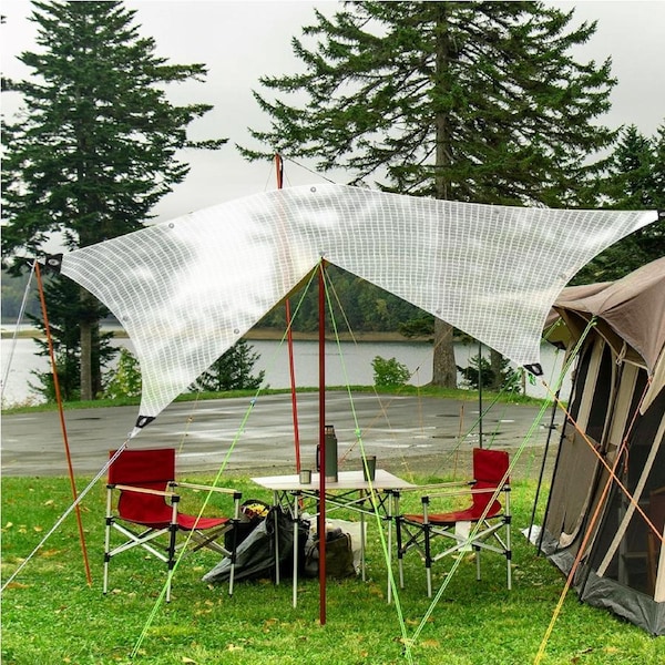 Manan Tarp Tarpaulin 200GSM Camping Heavy Duty Tent Waterproof Cover 3.05mx6.1m