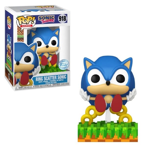 Sonic The Hedgehog Ring Scatter Sonic Funko POP! Vinyl