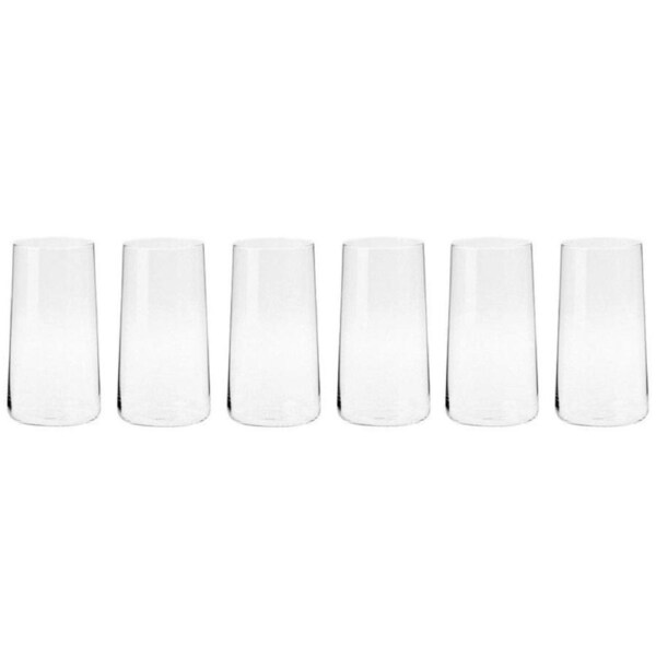 6pc Krosno Avant-Garde 540ml Highball Drink Glass Barware Tumblers/Glasses Set