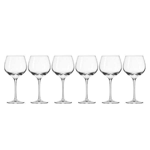 6pc Krosno Harmony Collection 570ml Red Wine Glass Barware/Bar Drinking Glasses