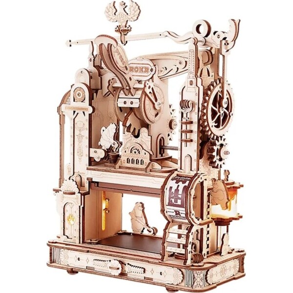 Robotime Rolife ROKR Classic Printing Press 3D Wooden Puzzle LK602