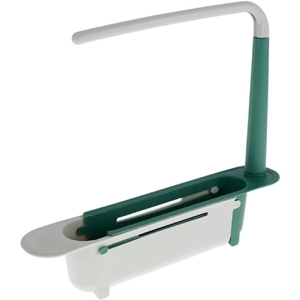 Adjustable Telescopic 2-in-1 Sink Shelf Rack