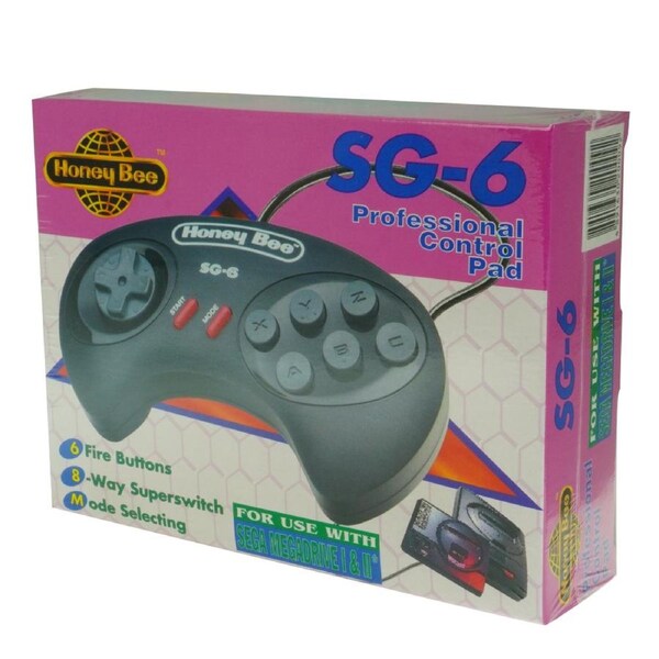 Honey Bee Sega Megadrive SG-6 Control Pad