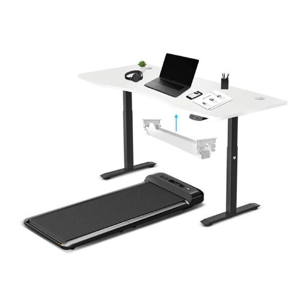 WalkingPad M2 Treadmill w/ ErgoDesk Auto White Standing Desk 1500mm