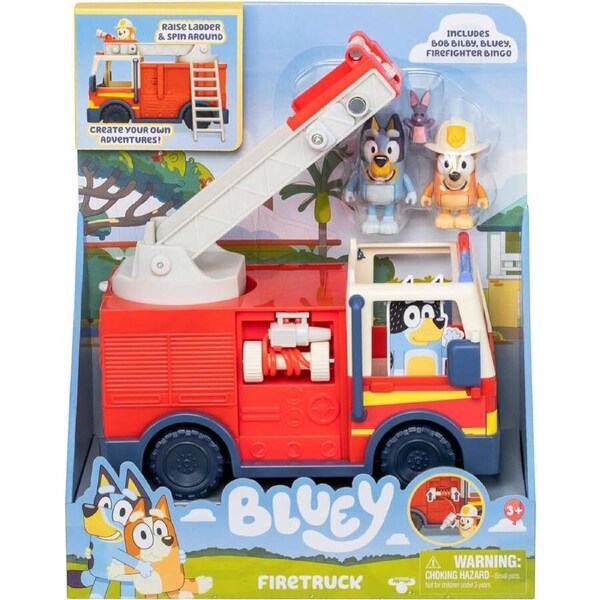 Bluey Firetruck Playset