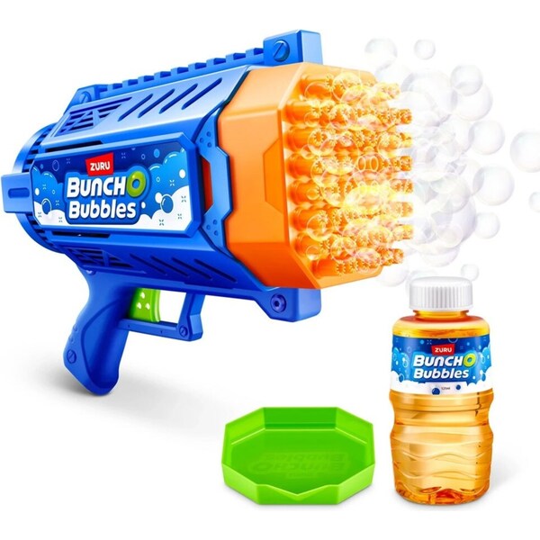 Zuru Bunch O Bubbles Motorised Gun Blaster Kids/Childrens Toy - Medium 3+