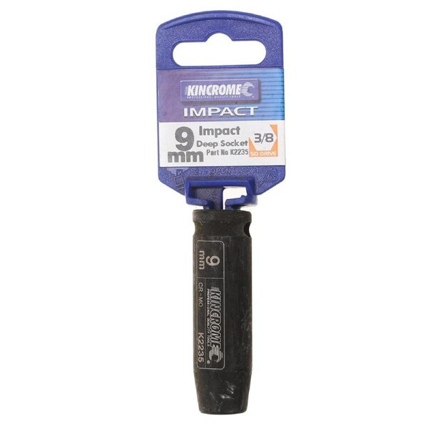 KINCROME&nbsp;3/8" Drive Deep Impact Socket Long - 9mm
