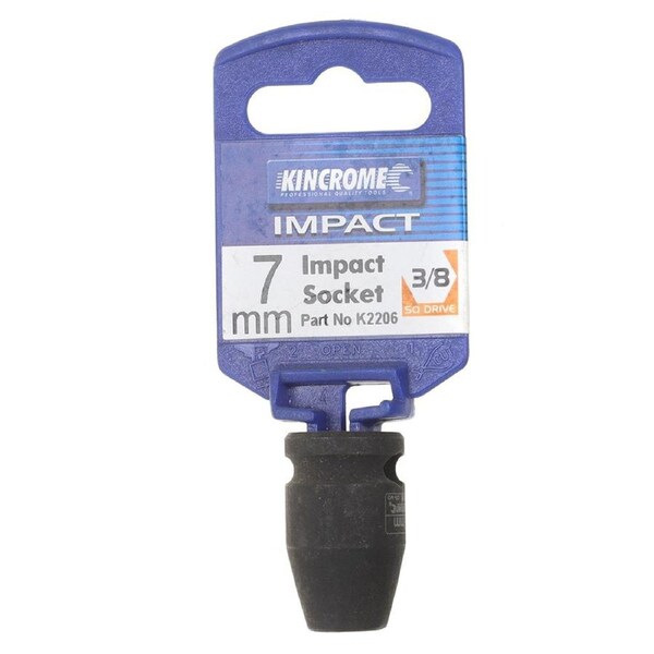 KINCROME&nbsp;3/8" Drive Impact Socket Long -&nbsp;7mm
