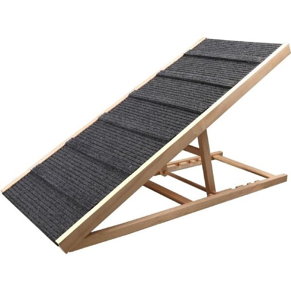 Foldable Dog Ramp for Bed, Couch or Car - Non-Slip, Adjustable - 70cm