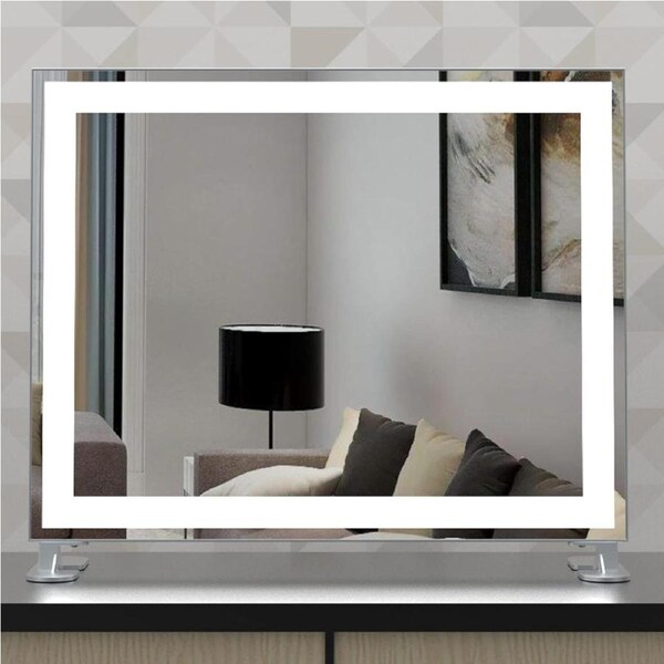 Hollywood LED Makeup Mirror with Dimmable Lights & 10x Magnification (485x140x405mm)