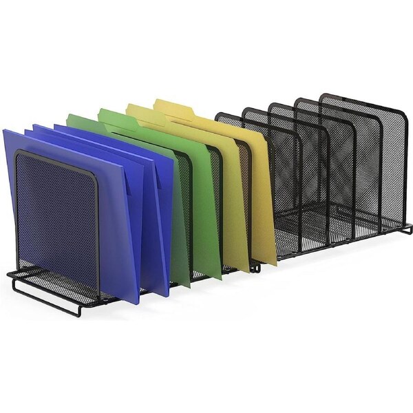 Black Expandable File Sorter Organizer - 2 Pack
