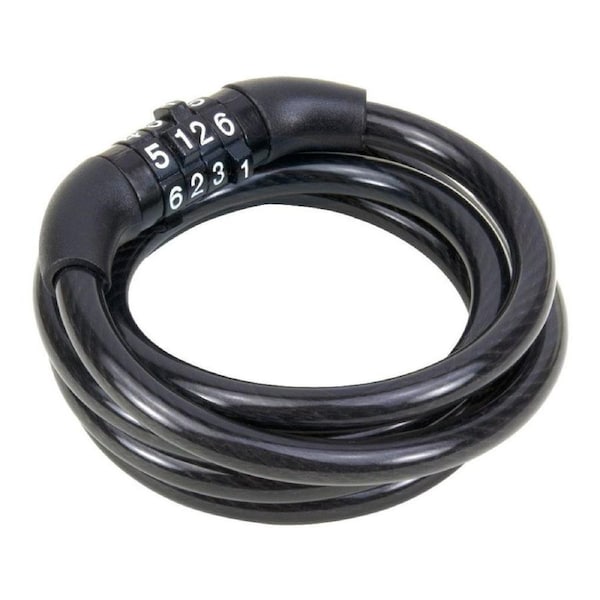 Bike Bicycle Lock 4 Digit Combination Code Steel Cable Security Password Cycling