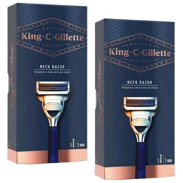 Gillette Razor for Neck & Cheeks - 2 Packs