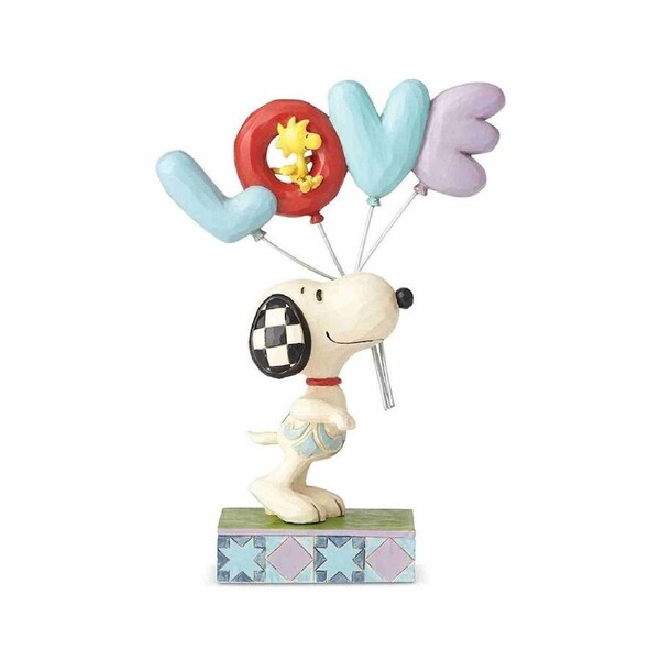 Peanuts by Jim Shore Snoopy with LOVE Balloon 19cm