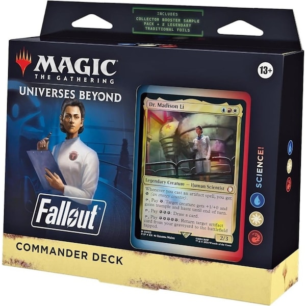 Magic The Gathering: Universes Beyond Fallout Commander Deck (Science)